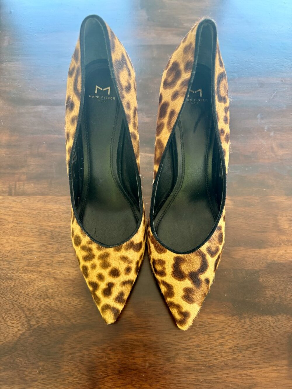 MARC FISHER Hesla Leopard Calf Hair Pump - Picture 5 of 13